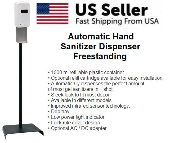 Automatic Hand Sanitizer Dispenser Hands-Free (Freestanding)