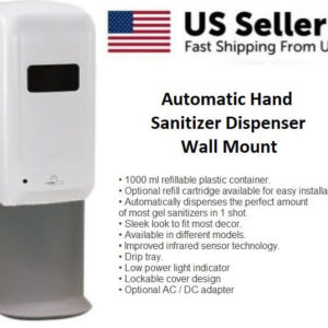 Automatic Hand Sanitizer Dispenser Hands-Free (Wall Mount)