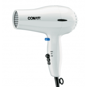 CONAIR 047W White 2 Heat / 2 Speed Hair Dryer - 1600W