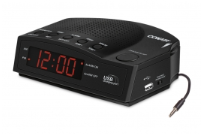 CONAIR™WCR14 Alarm Clock Radio with USB Charging Port.