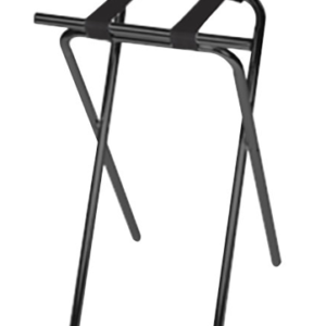 CSL 1053BL Deluxe 31" Black Steel Tray Stand
