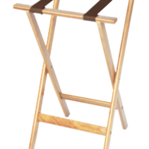 CSL 1170NAT Deluxe 30" Natural Wood Tray Stand