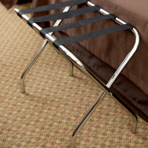 CSL 155C-BL Metal Folding Flat Top Luggage Rack
