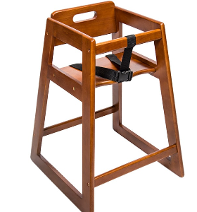 CSL 900DK-KD 27 1/2" (Dark Brown) Stackable High Chair