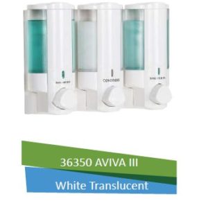 Dispenser Amenities 36350 Aviva Three Chamber