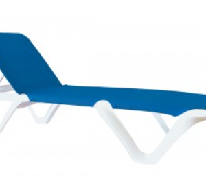 Grosfillex 99101006 Nautical Pro Stacking Sling Chaise