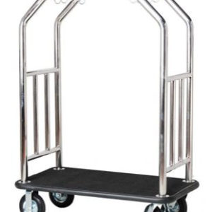 Pressto Valet PVBC10 Diamond Series Bellman's Cart, Stainless Steel Finish