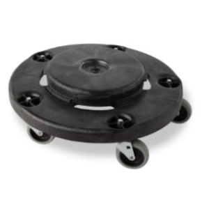 RUBBERMAID FG264000BLA BRUTE Trash Can Dolly