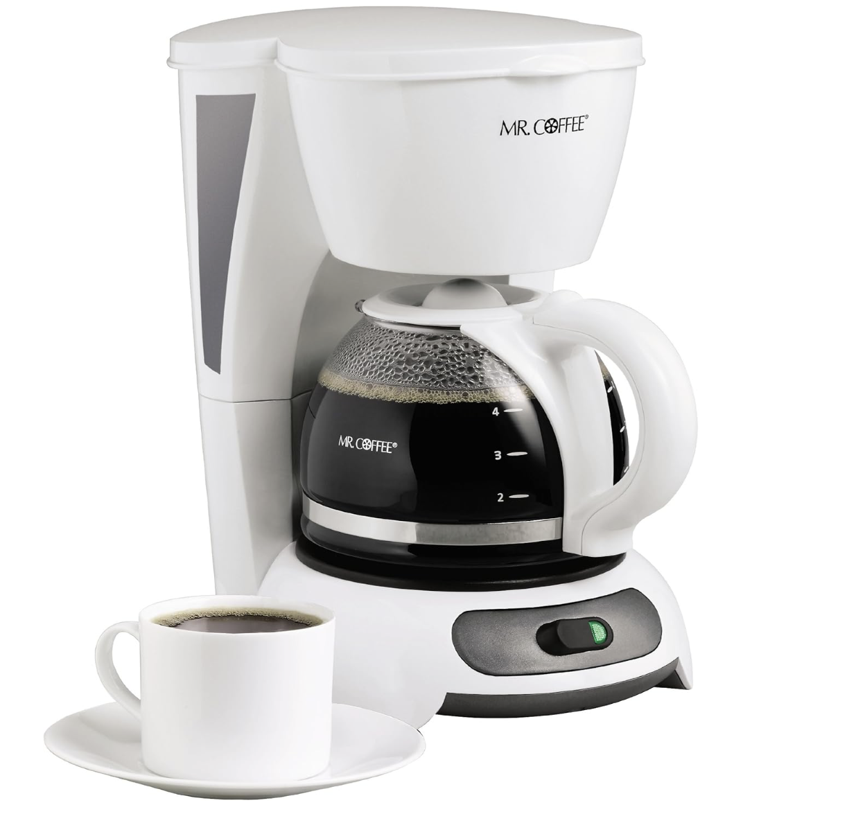Sunbeam TF4-099 Mr. Coffee® 4-Cup Coffeemaker, White. - Hotel