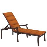 Tropitone Cantos Padded Sling Chaise Lounge with Arms 321632PS. "Grade A Fabric"