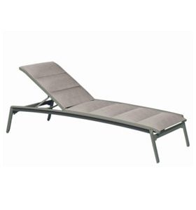 Tropitone Elance Padded Sling Chaise Lounge Armless 461132PS "Grade A Fabric"