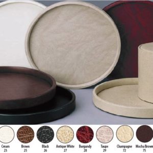 Lancaster Glamour Line Plush Leatherette Tray, 09 4120