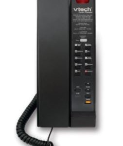 VTECH A2211 SPK MBK 1-Line Contemporary Analog Corded Petite Phone with Speakerphone