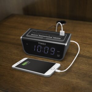 IHome T262 Bedside LED Alarm Clock with Dual USB Charging