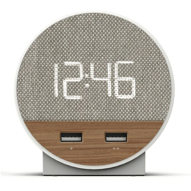 Nonstop Station O Alarm Clock w/Dual USB Charging - NSO2-WFD