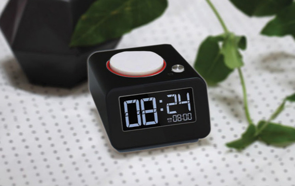 HomTime C1 Mini Single-Day Alarm Clock with Charging Functions - Image 3