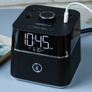 CubieBlue 2.0 Bluetooth, charging Alarm Clock with bluetooth