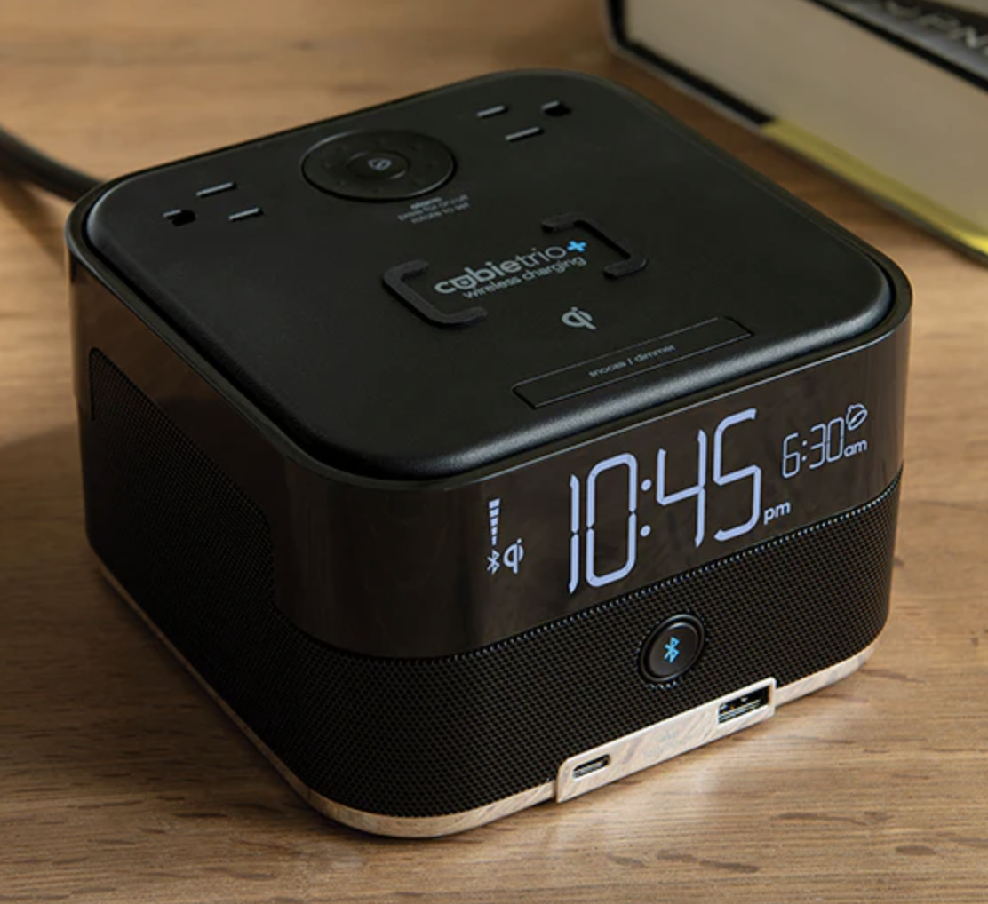 CubieTrio+ Alarm clock, Qi wireless charging and bluetooth speaker