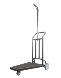 Pressto Valet, Coastal Compact Luggage Carrier; Coastal Finish; Rubber Mat Deck