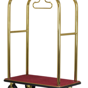 Presto Valet, Boardwalk Series Bellman's Cart; Gold - 8" pneumatic wheels - PVBC13