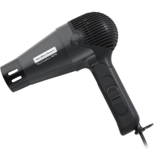 Hand Held Hair Dryer, 1875 Watts, Retractable Cord, Folding Handle, Tourmaline, Auto Safety Shut Off, Dark Grey - HHD601
