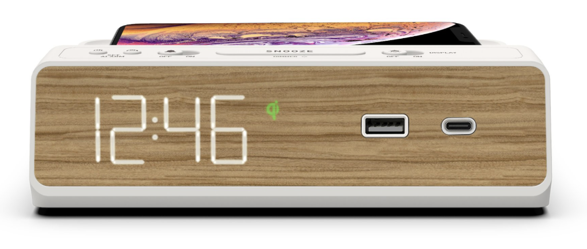 NonStop, Station W, wireless charging clock, NSW2-WW