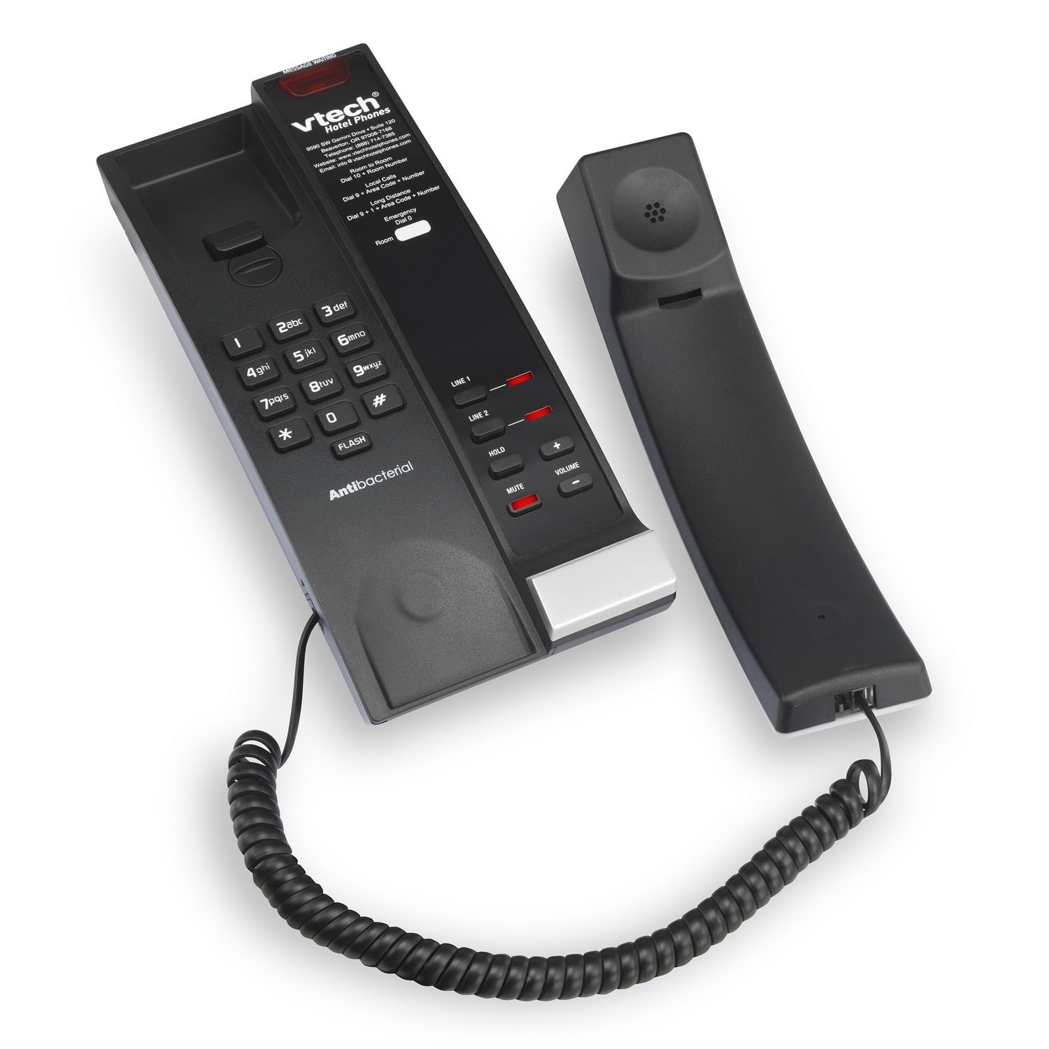 Vtech, A2321 2-Line Contemporary Analog Corded TrimStyle Phone - Image 2